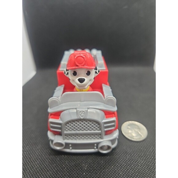 Nickelodeon Marshall Fire Engine Paw Patrol Racers Toy Spin Master Loose - Picture 1 of 9
